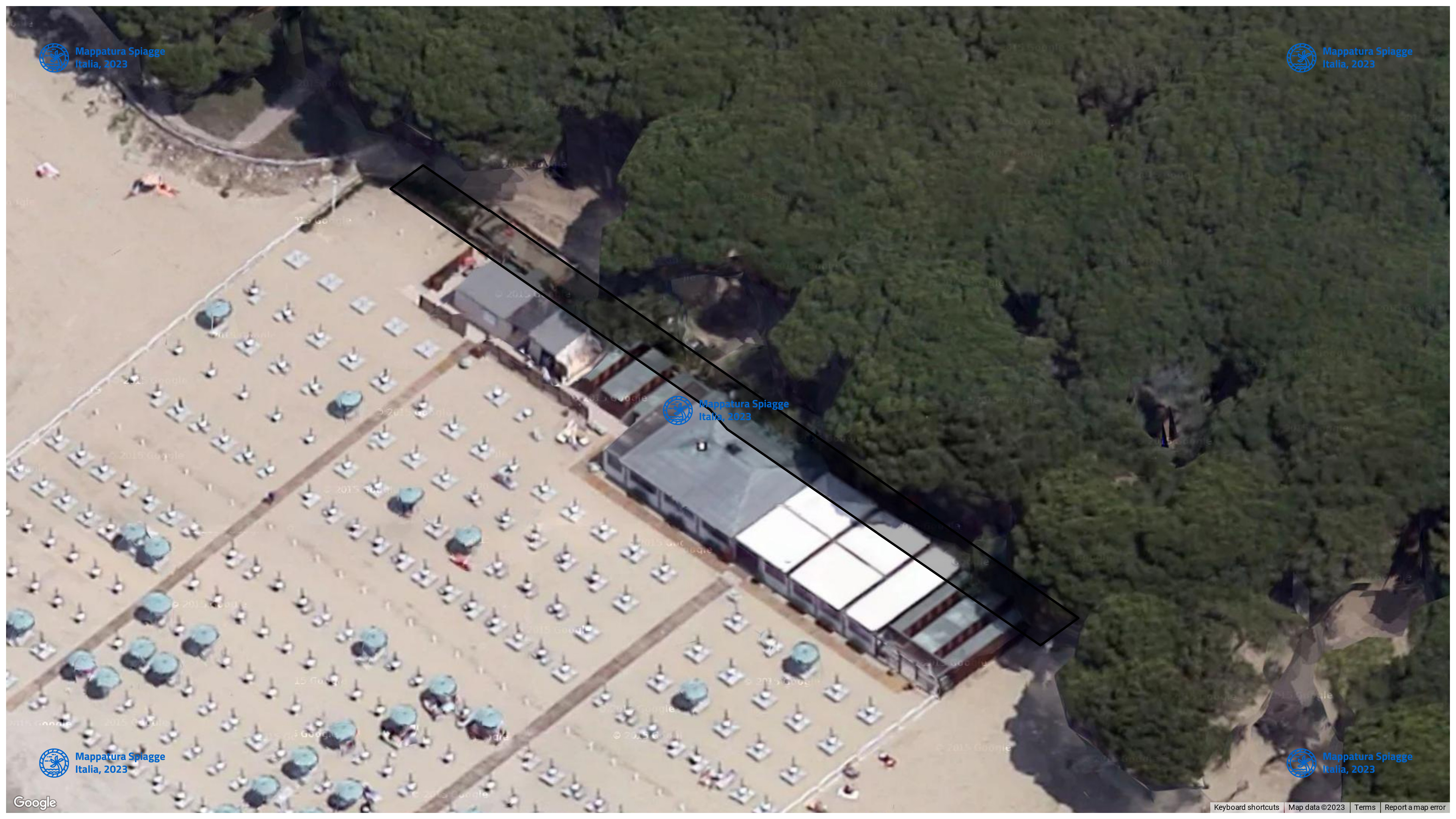 Foto Satellitare - Google Maps - Comune Follonica, Concessione: N. 19 / 2009 del 19-09-2023