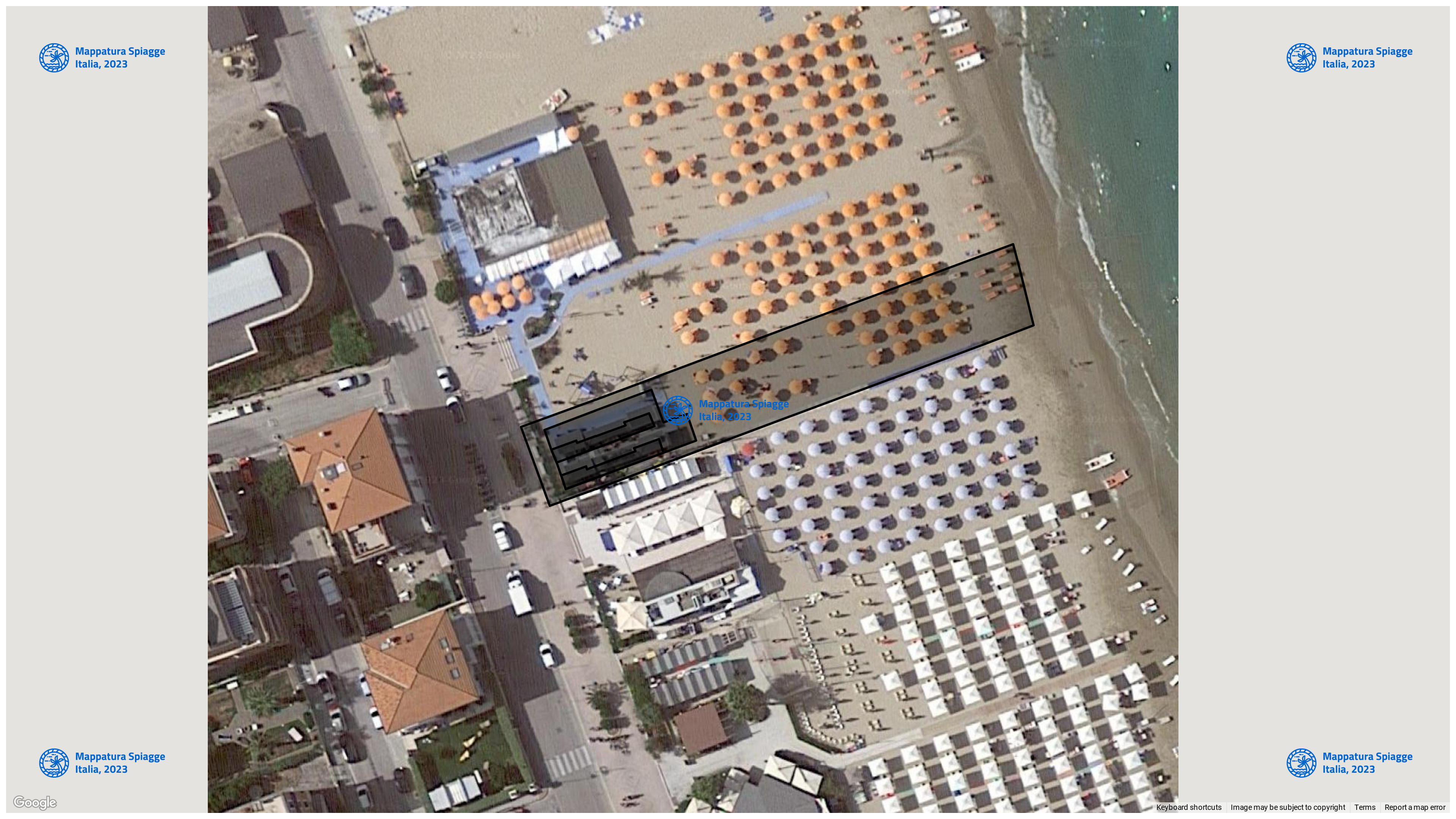 Foto Satellitare - Google Maps - Comune Porto San Giorgio, Concessione: N. 188 / 2008 del 19-09-2023