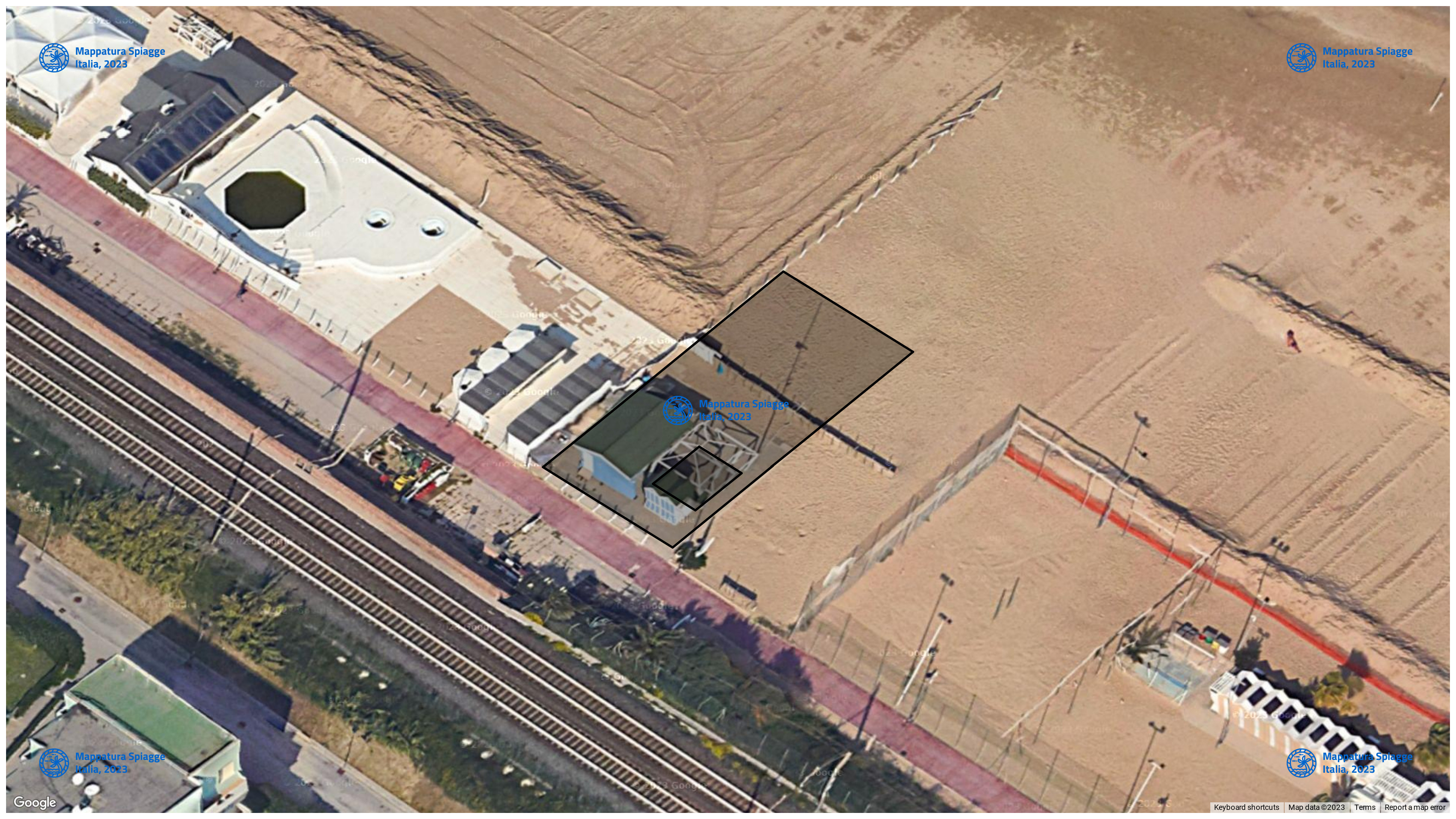 Foto Satellitare - Google Maps - Comune Fano, Concessione: N. 26 / 2008 del 21-09-2023