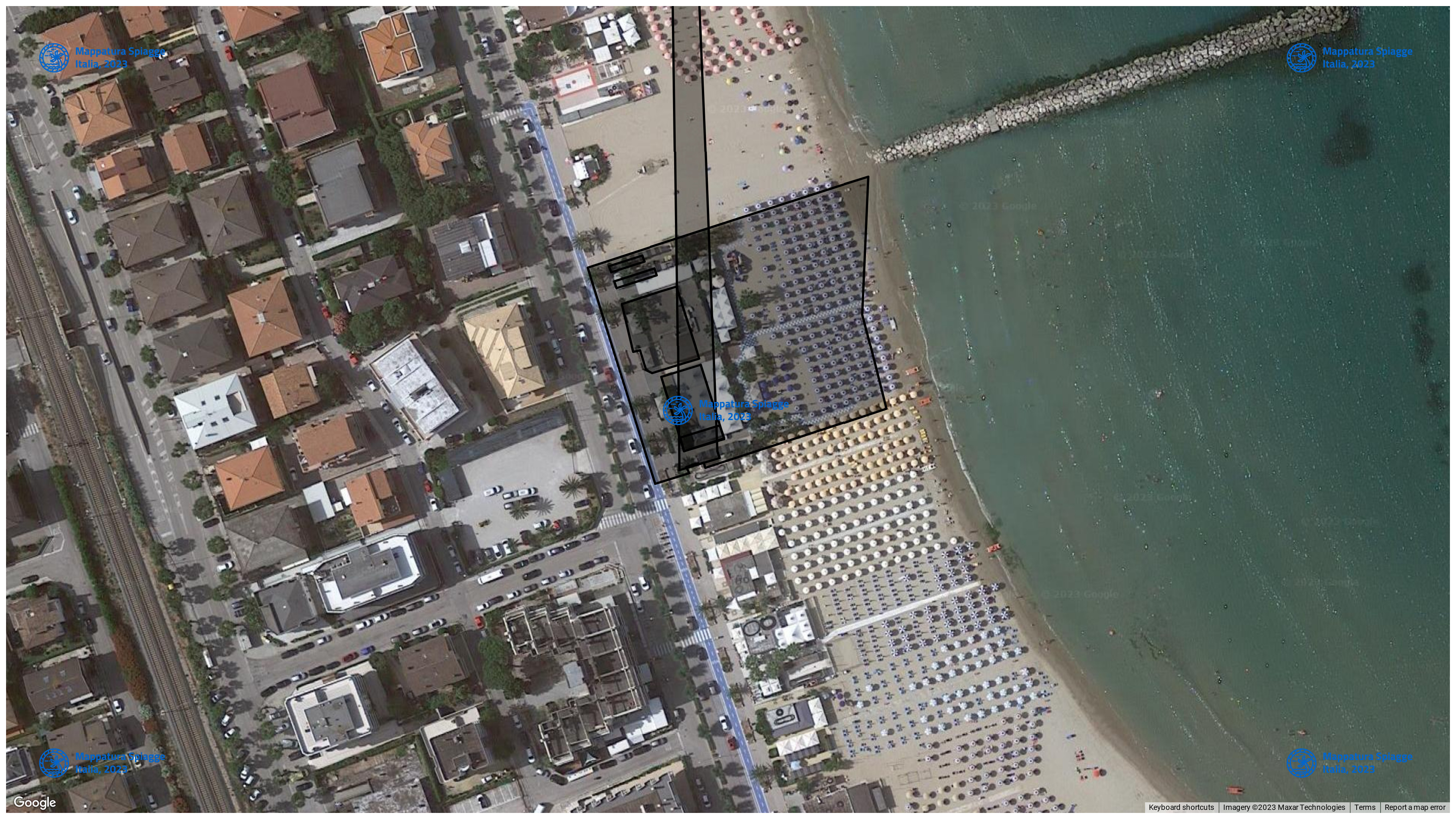 Foto Satellitare - Google Maps - Comune Porto San Giorgio, Concessione: N. 223 / 2008 del 19-09-2023
