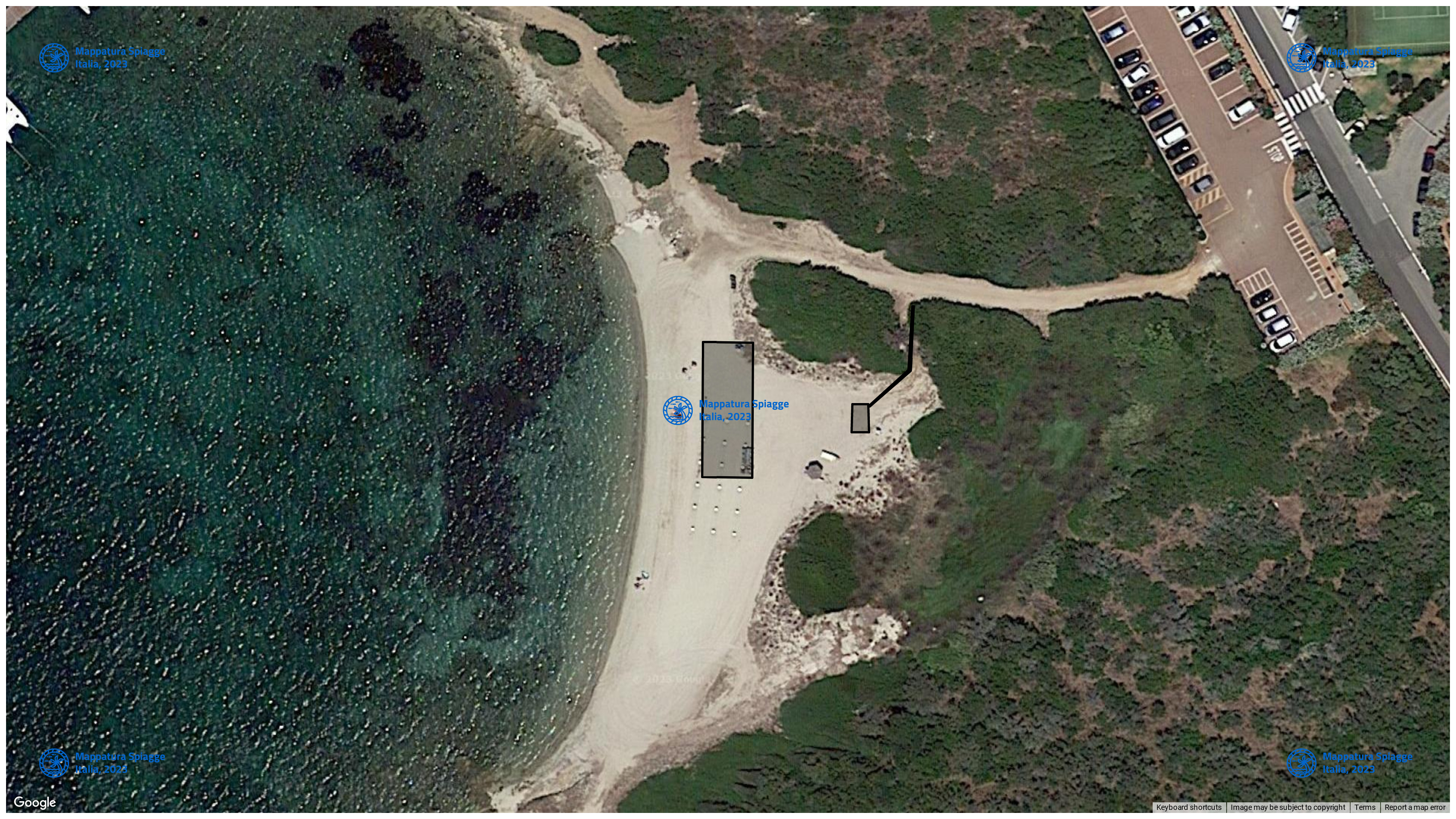 Foto Satellitare - Google Maps - Regione Sardegna, Concessione: N. 16 / 2008 del 19-09-2023