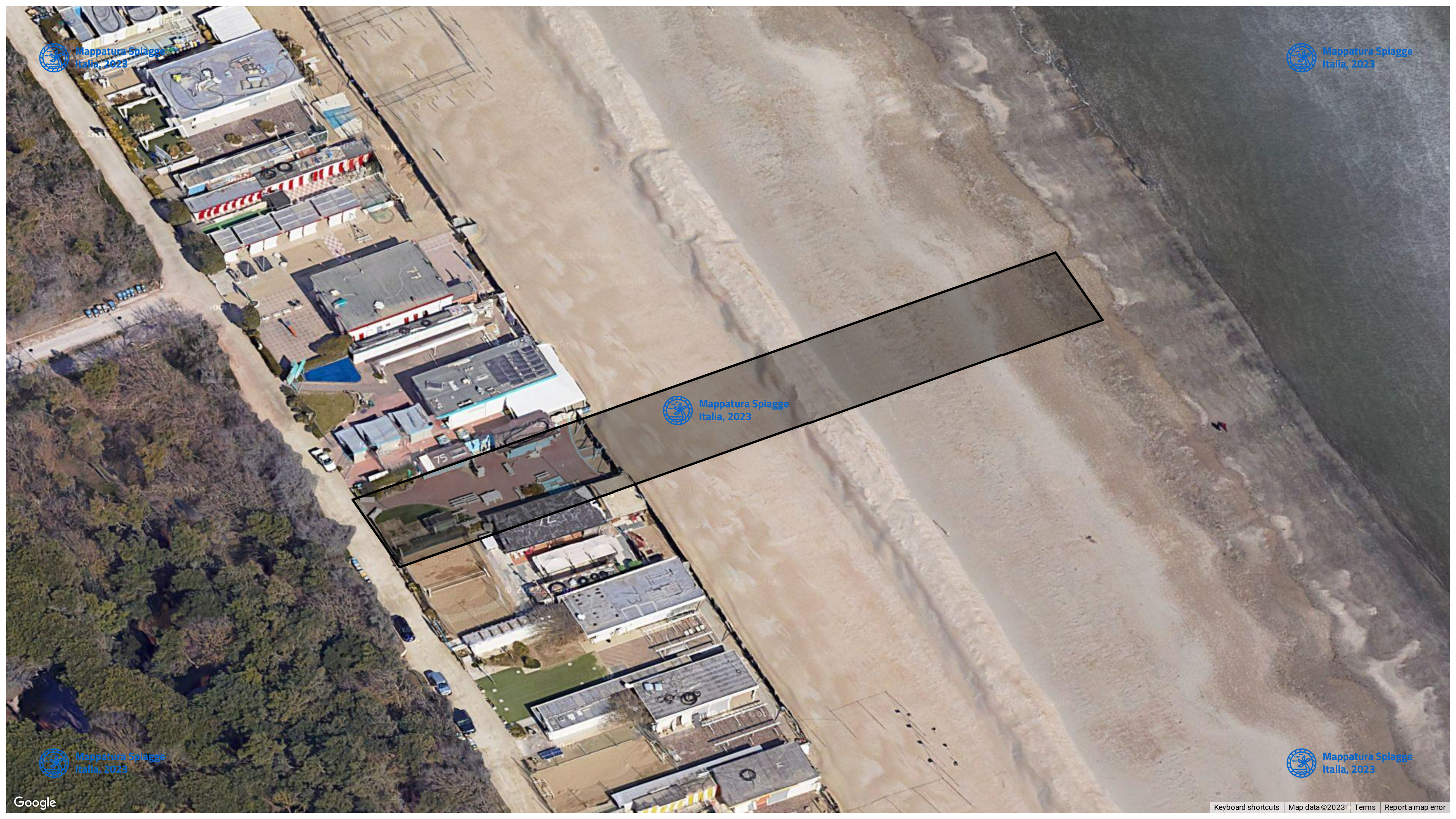 Foto Satellitare - Google Maps - Comune Cervia, Concessione: N. 18 / 2015 del 19-09-2023