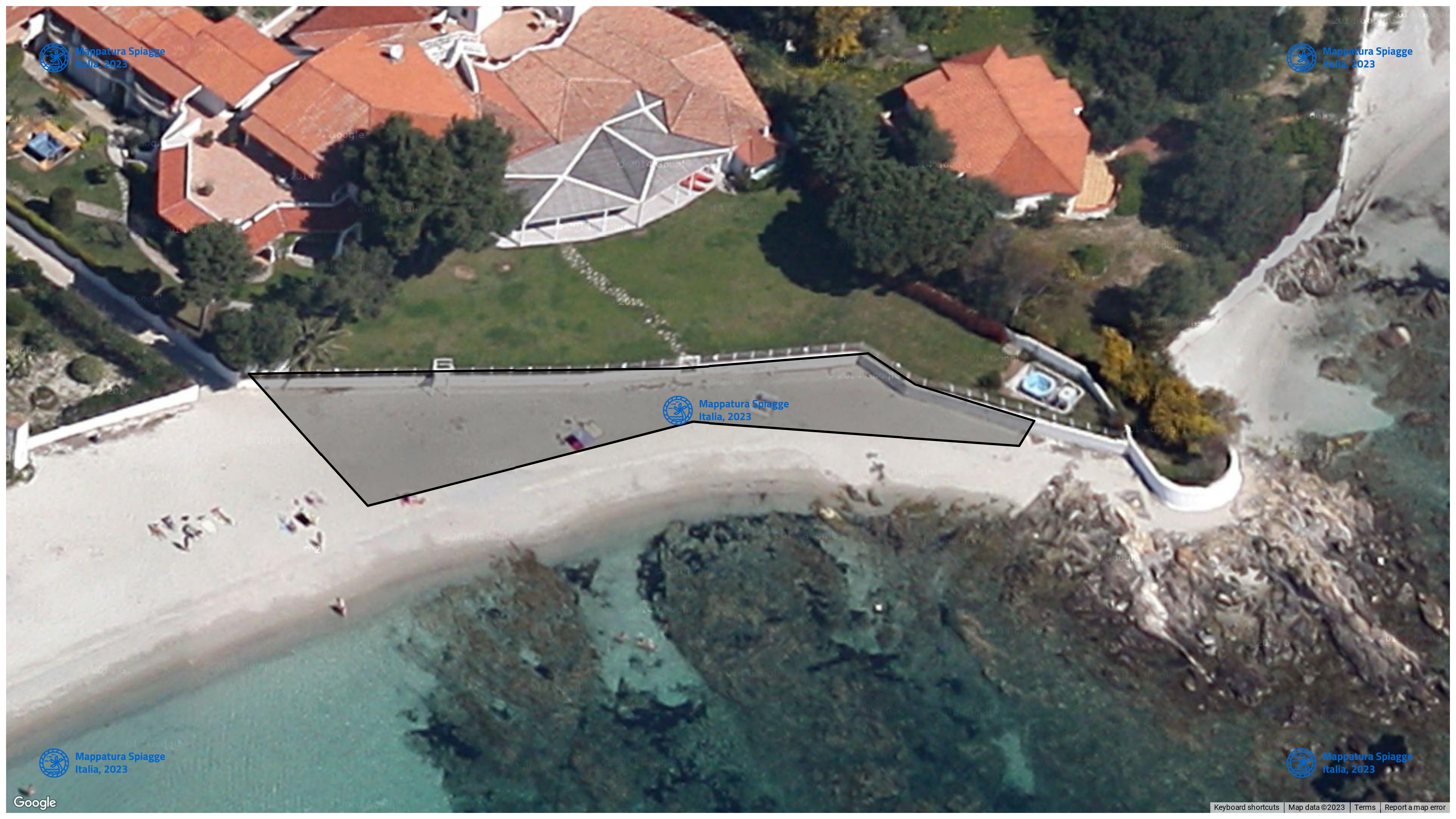 Foto Satellitare - Google Maps - Regione Sardegna, Concessione: N. 3 / 2004 del 19-09-2023