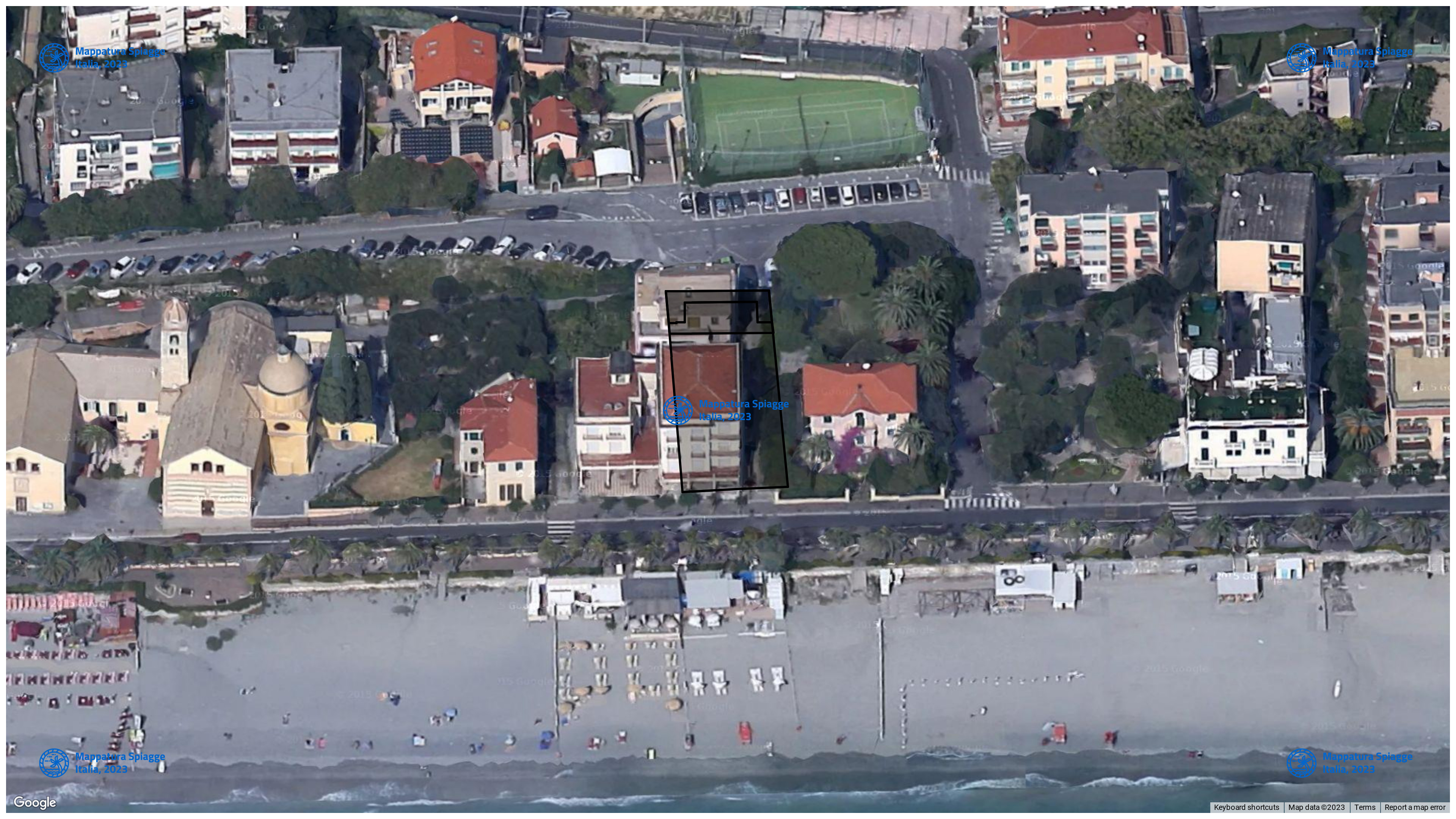 Foto Satellitare - Google Maps - Comune Finale Ligure, Concessione: N. 52 / 2005 del 20-09-2023