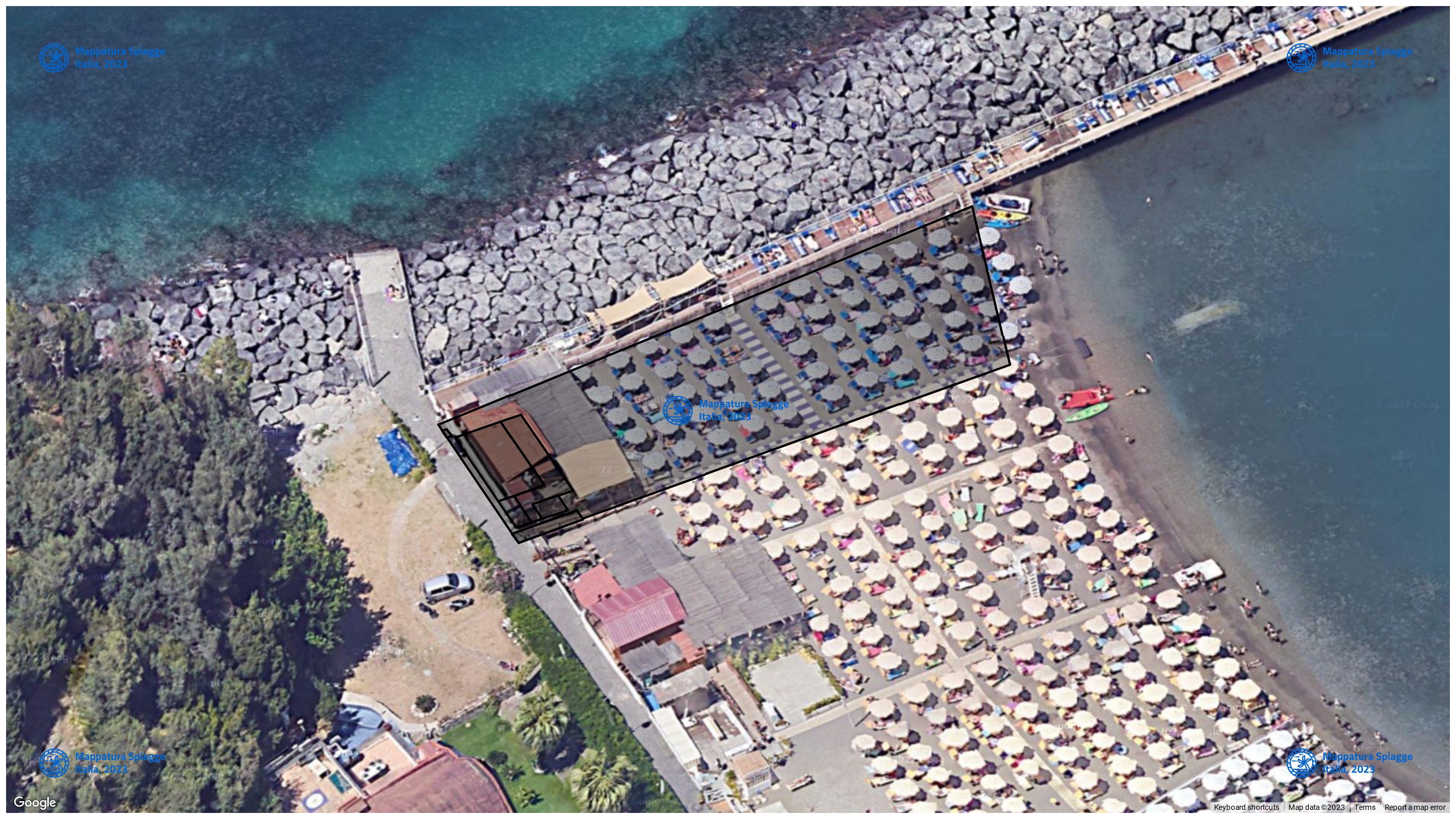 Foto Satellitare - Google Maps - Comune Vico Equense, Concessione: N. 10 / 2010 del 20-09-2023