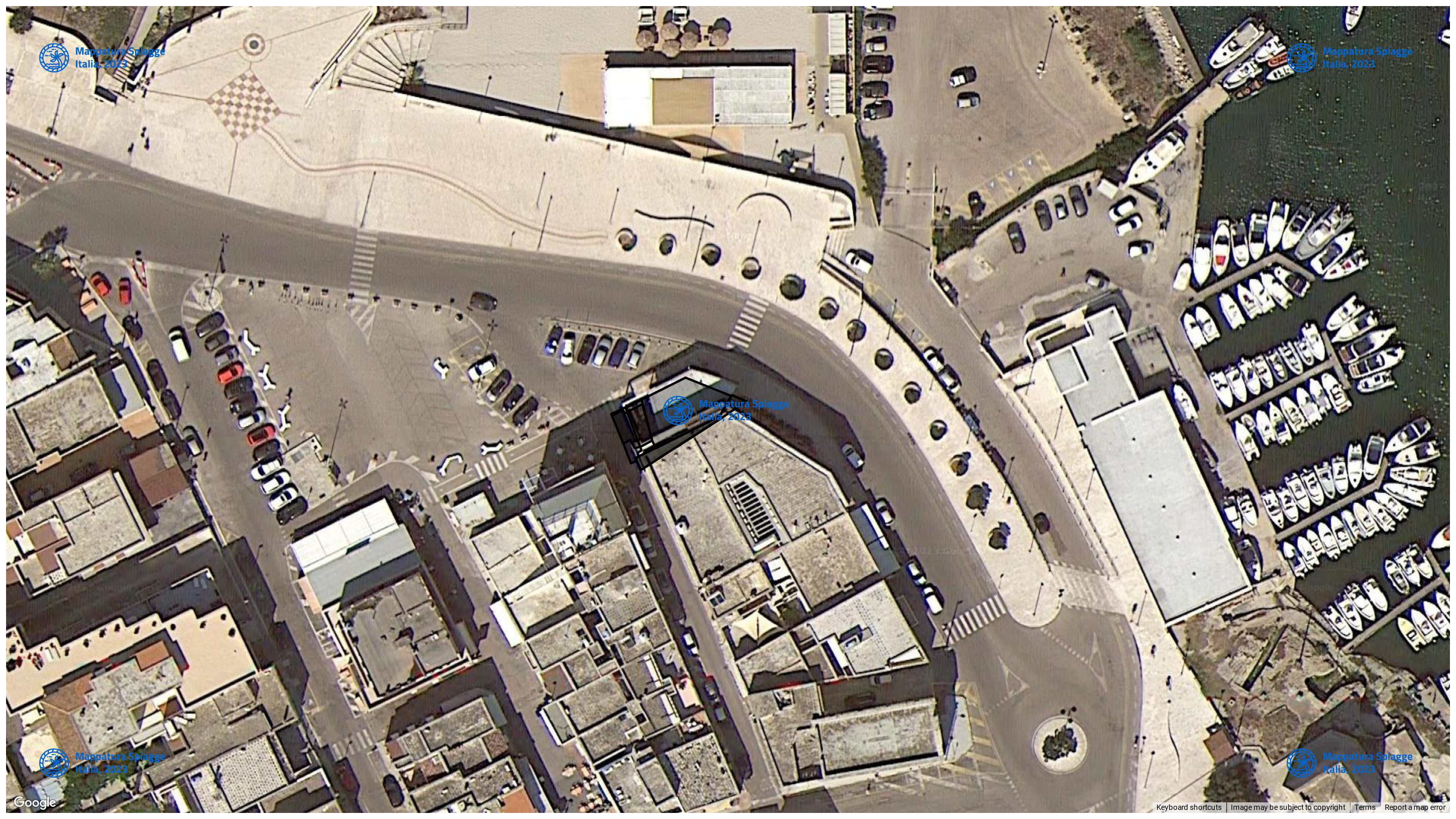 Foto Satellitare - Google Maps - Comune Melendugno, Concessione: N. 1 / 2009 del 20-09-2023
