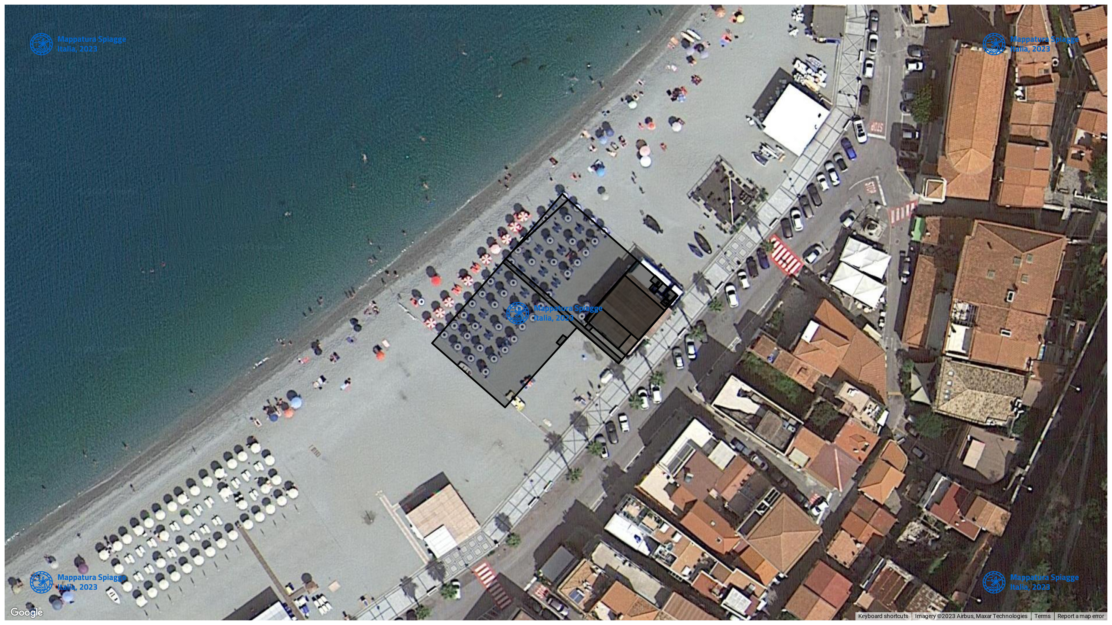 Foto Satellitare - Google Maps - Comune Scilla, Concessione: N. 10 / 2009 del 20-09-2023