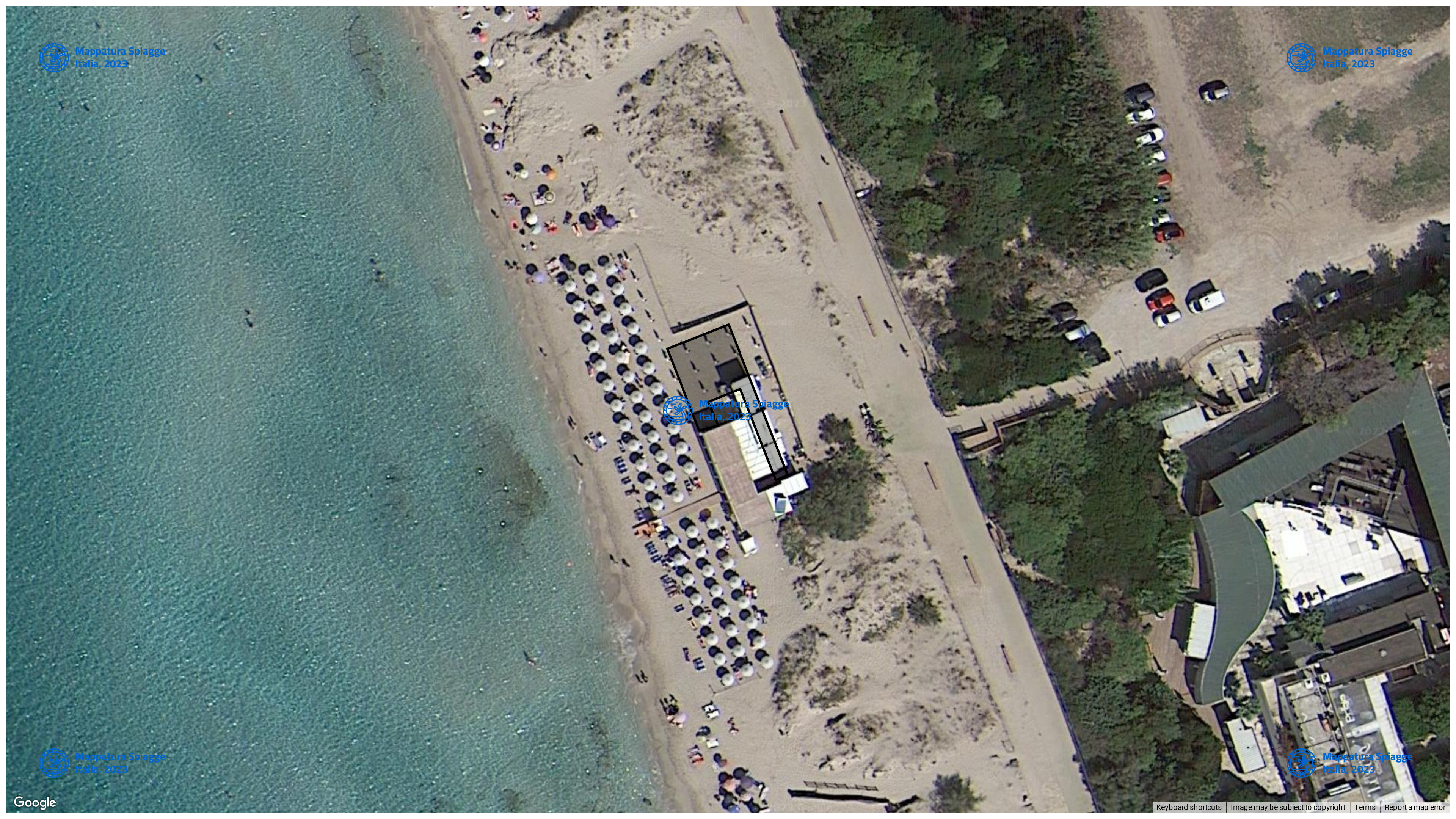 Foto Satellitare - Google Maps - Comune Gallipoli, Concessione: N. 441 / 2017 del 20-09-2023