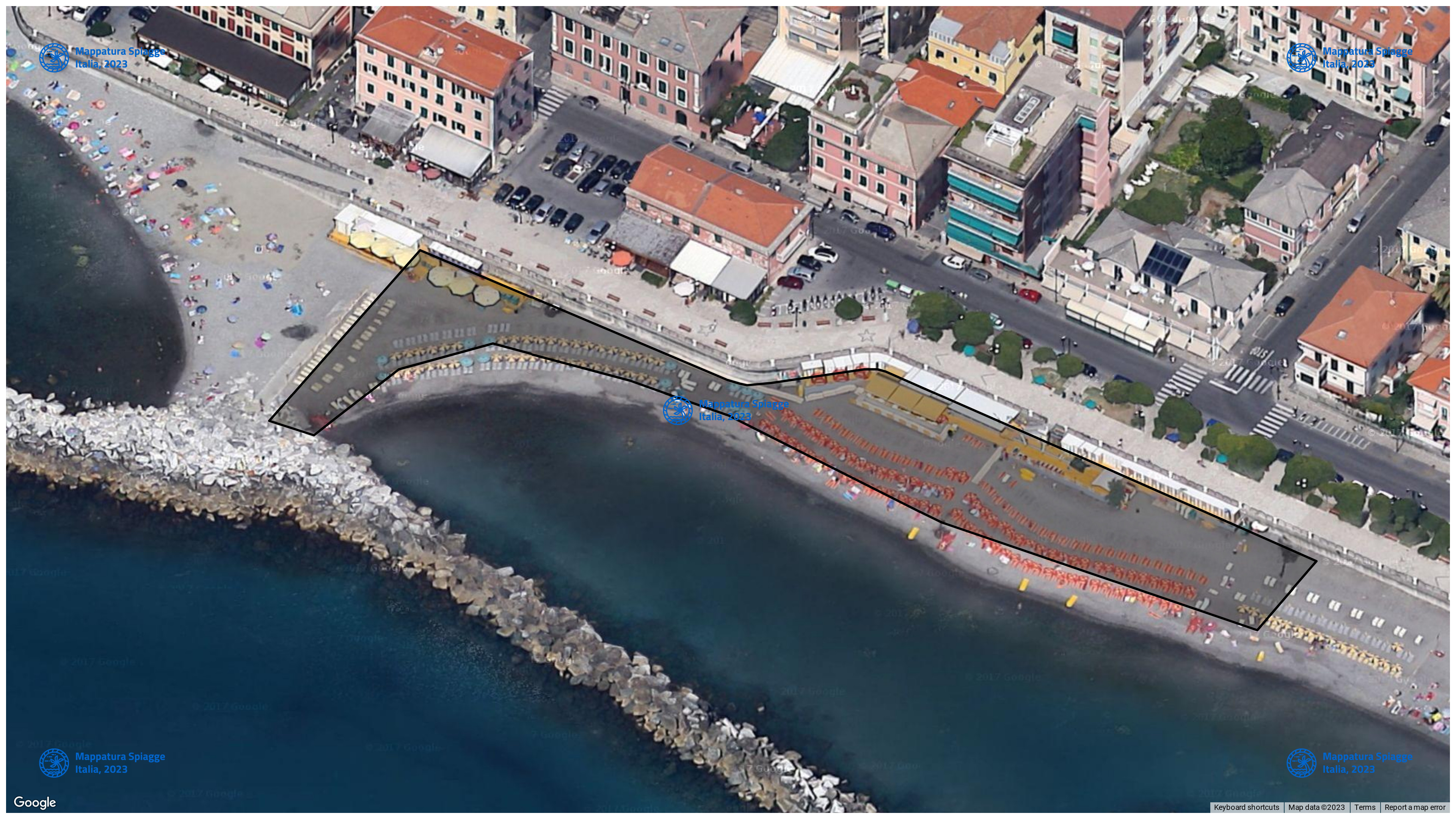 Foto Satellitare - Google Maps - Comune Chiavari, Concessione: N. 6 / 2005 del 21-09-2023