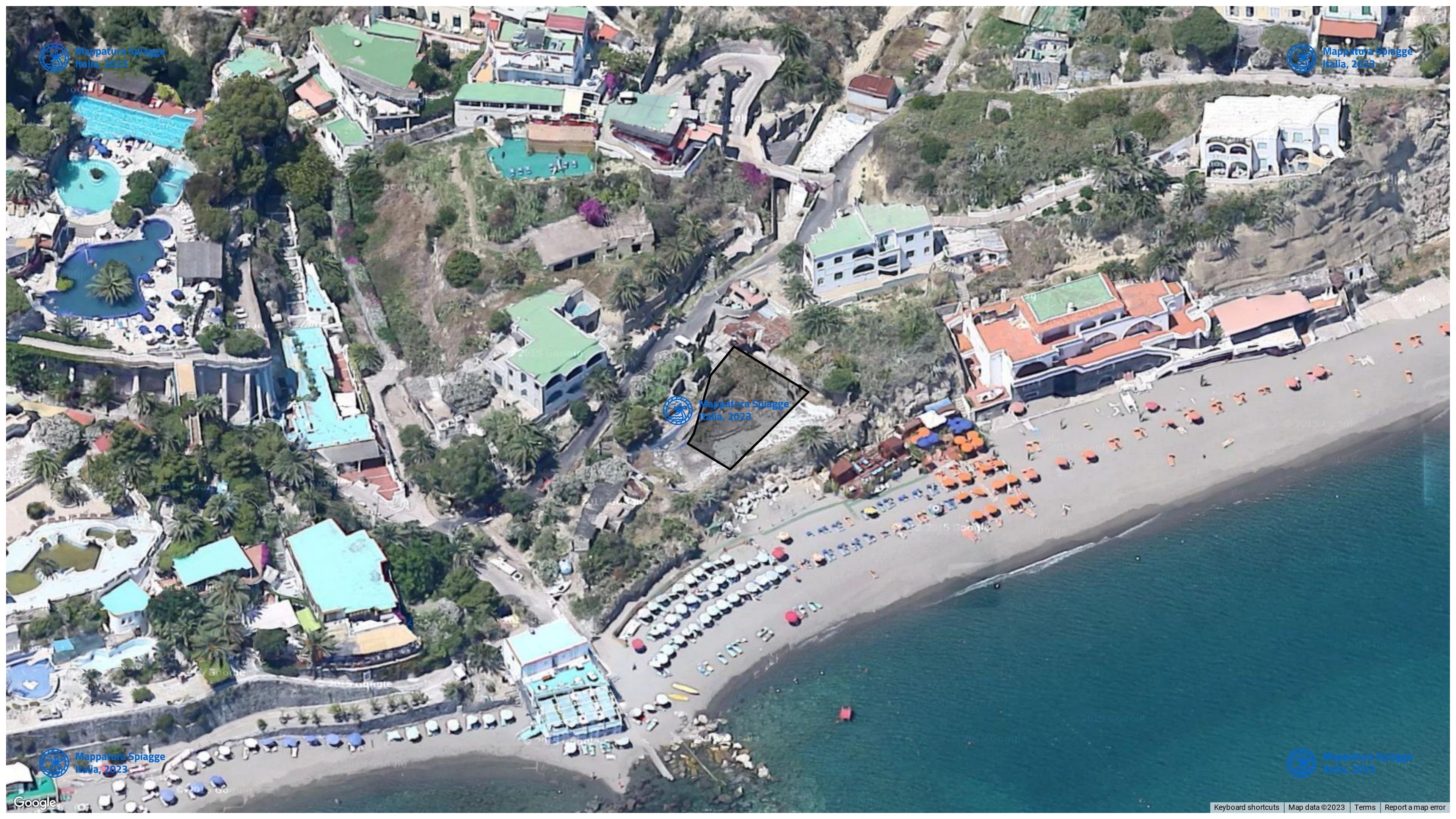 Foto Satellitare - Google Maps - Comune Barano D'Ischia, Concessione: N. 157 / 2012 del 21-09-2023
