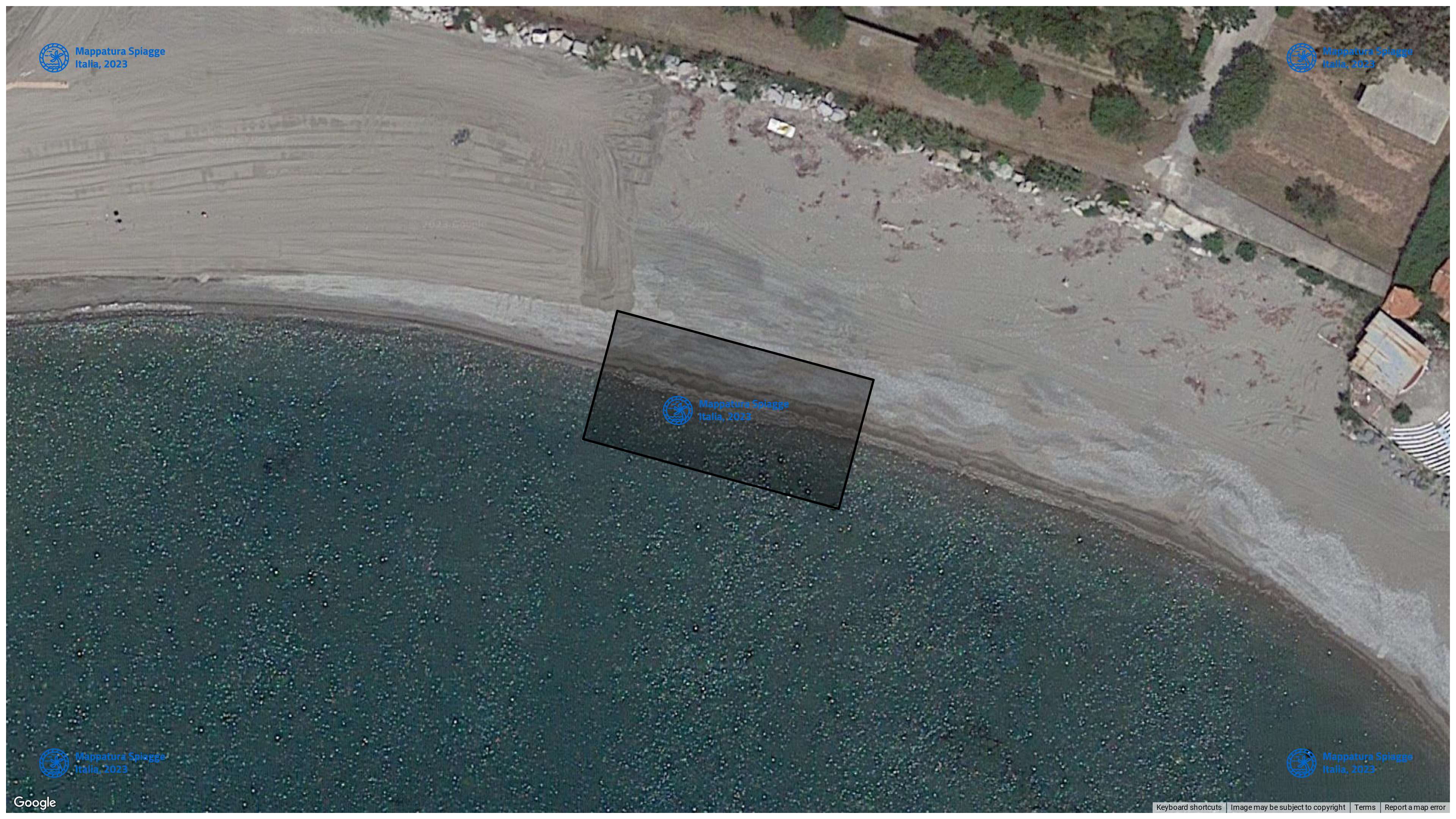 Foto Satellitare - Google Maps - Comune Camerota, Concessione: N. 31 / 2016 del 17-09-2023