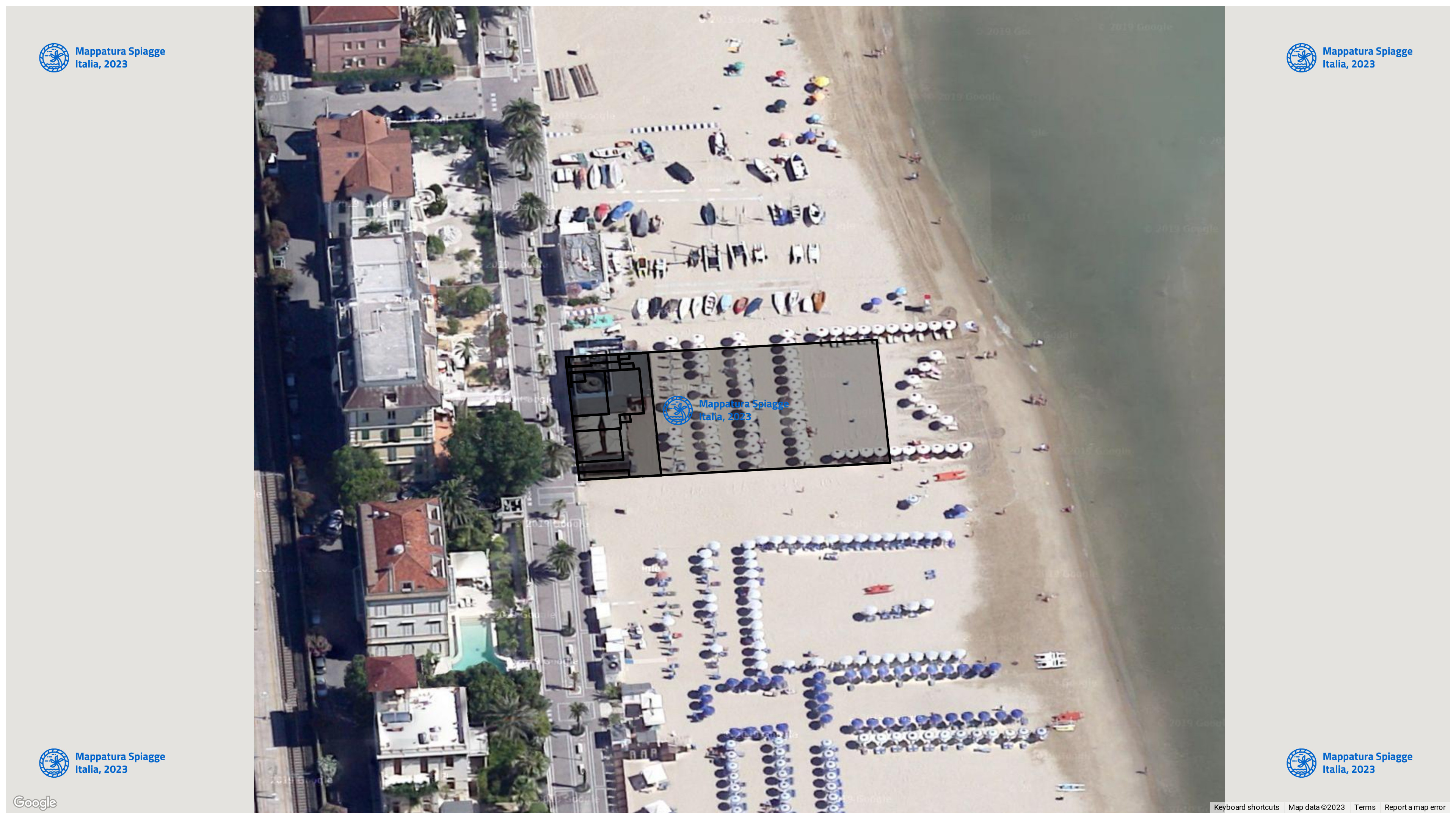 Foto Satellitare - Google Maps - Comune Grottammare, Concessione: N. 5 / 2017 del 19-09-2023