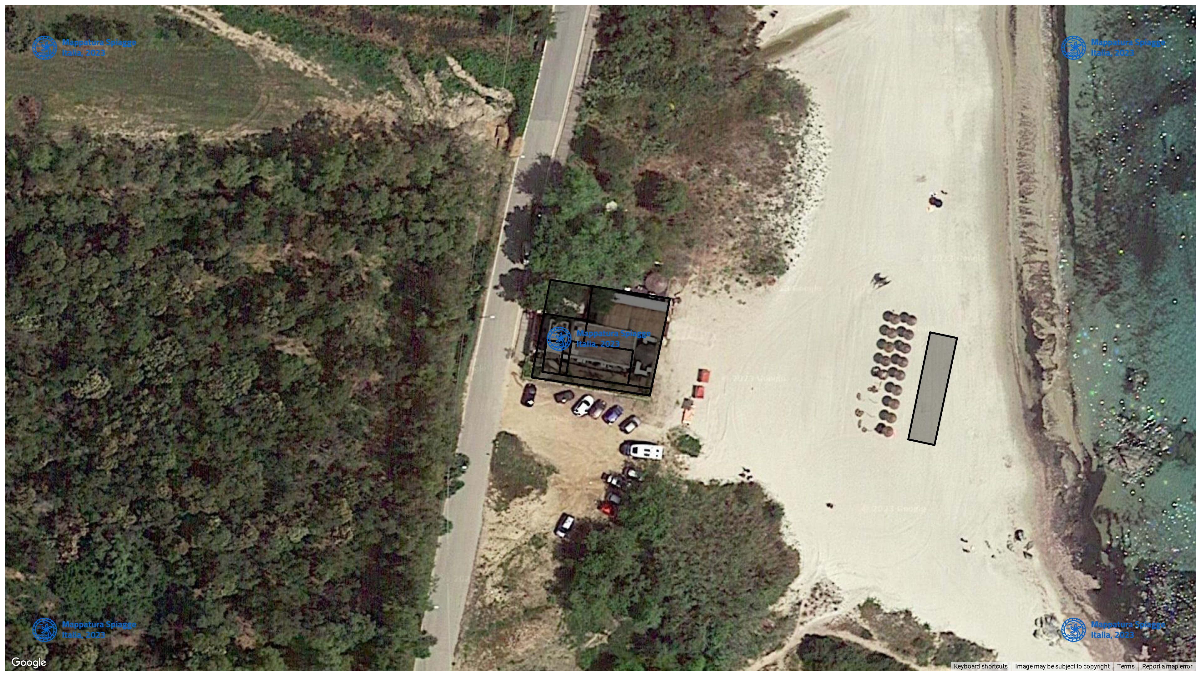 Foto Satellitare - Google Maps - Regione Sardegna, Concessione: N. 0 / 2007 del 20-09-2023