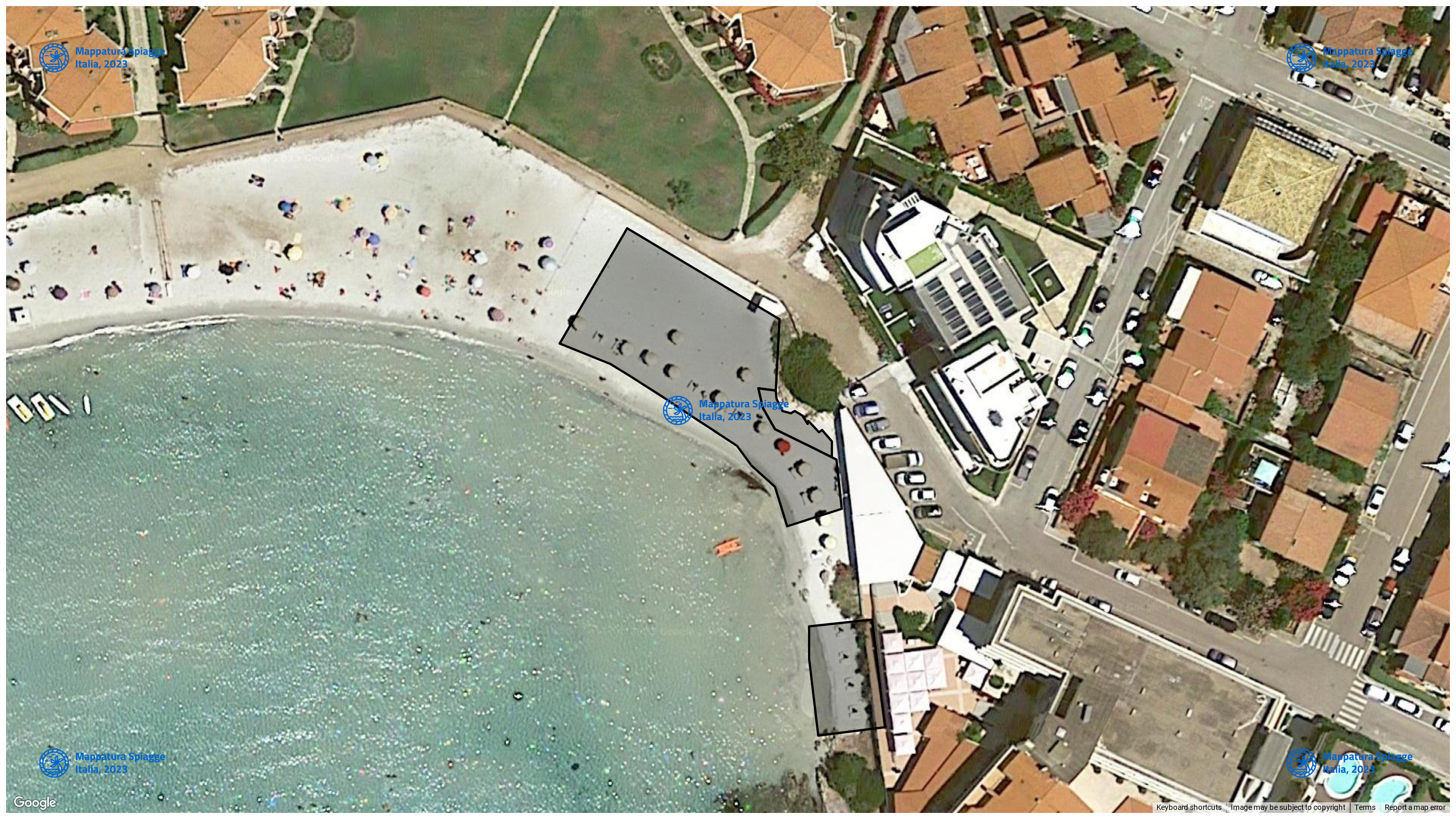 Foto Satellitare - Google Maps - Regione Sardegna, Concessione: N. 451 / 2000 del 17-09-2023