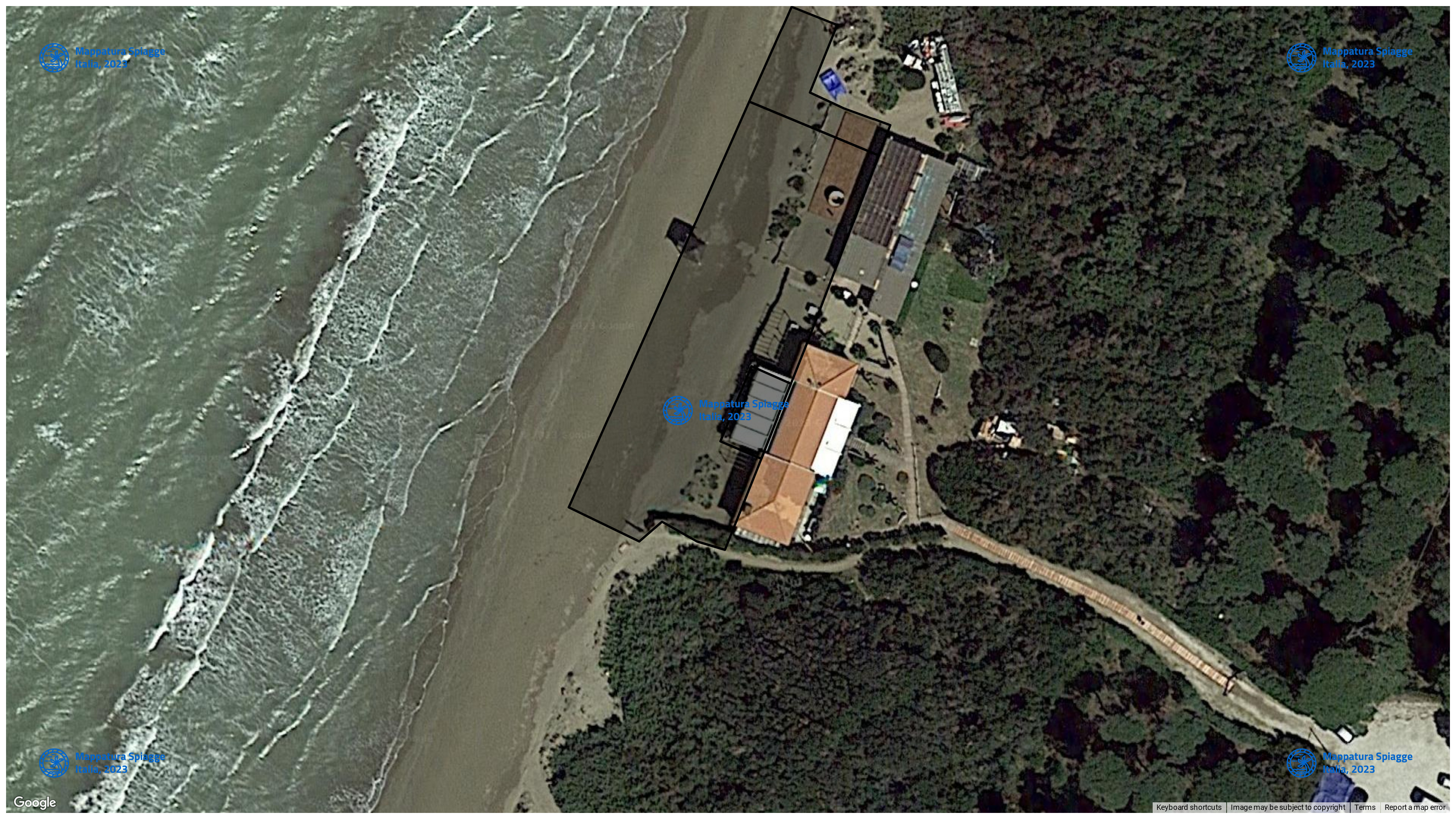 Foto Satellitare - Google Maps - Comune Orbetello, Concessione: N. 8 / 2018 del 19-09-2023