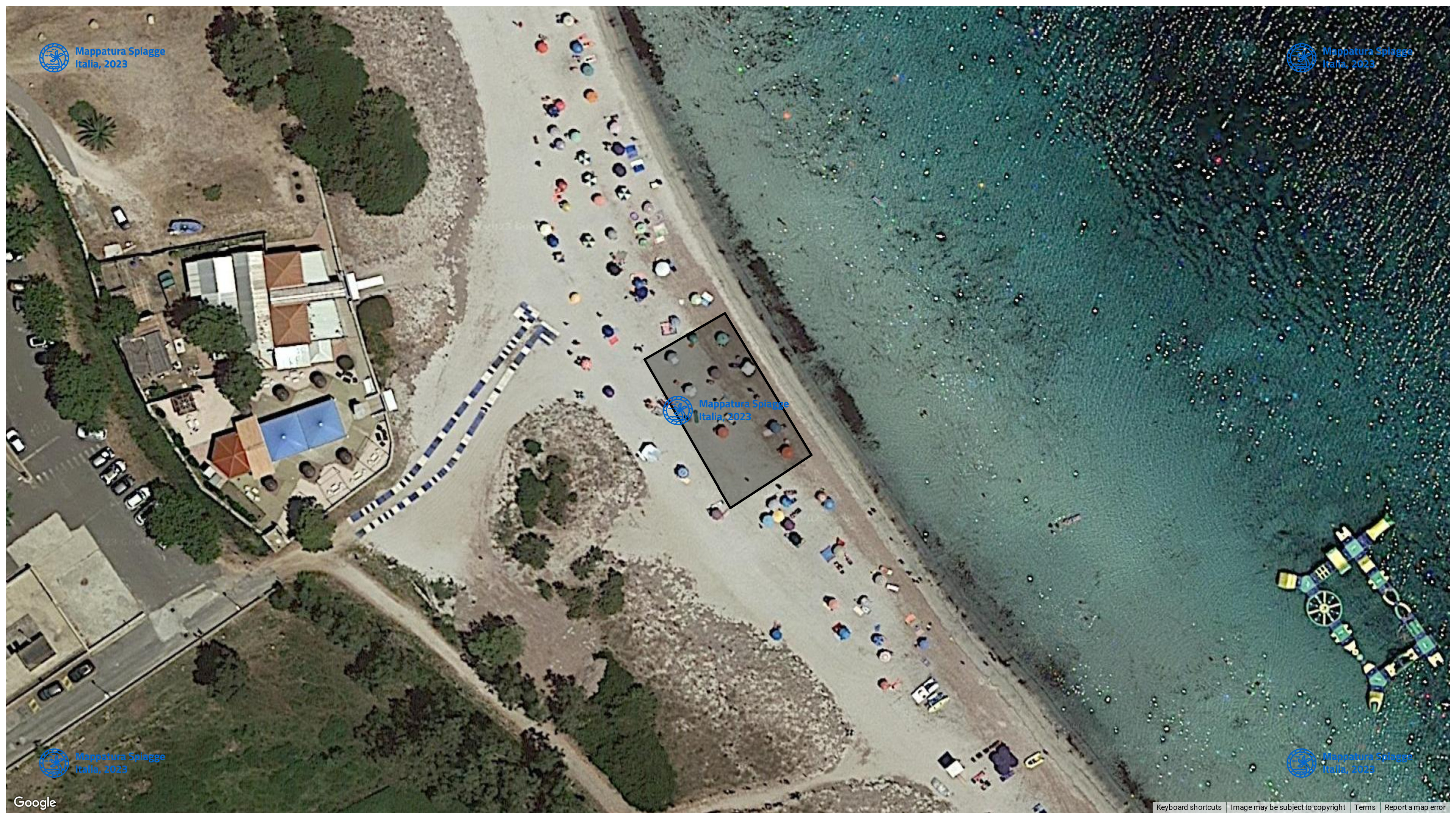 Foto Satellitare - Google Maps - Regione Sardegna, Concessione: N. 25 / 2022 del 23-09-2023