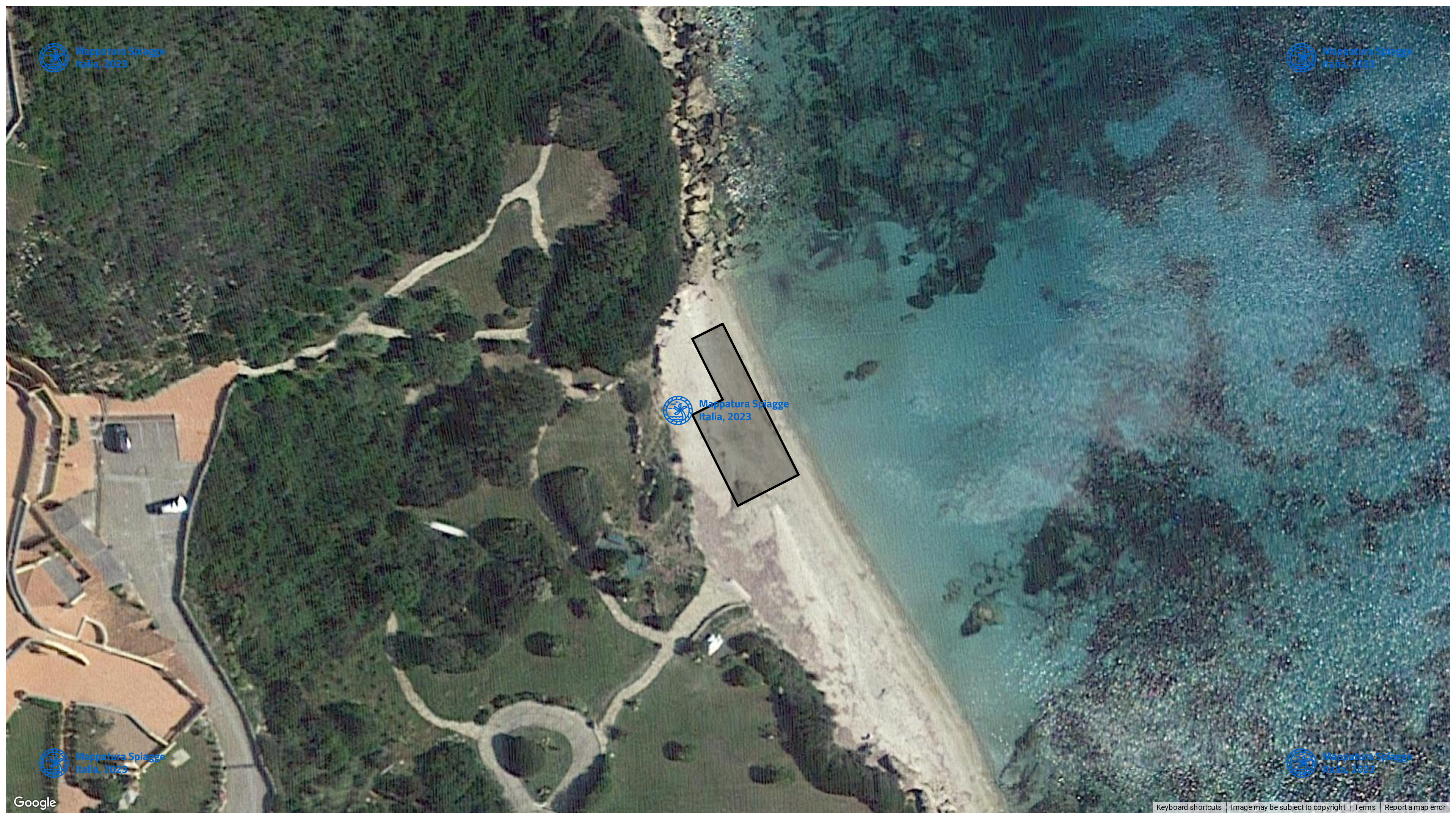 Foto Satellitare - Google Maps - Regione Sardegna, Concessione: N. 0 / 2008 del 17-09-2023