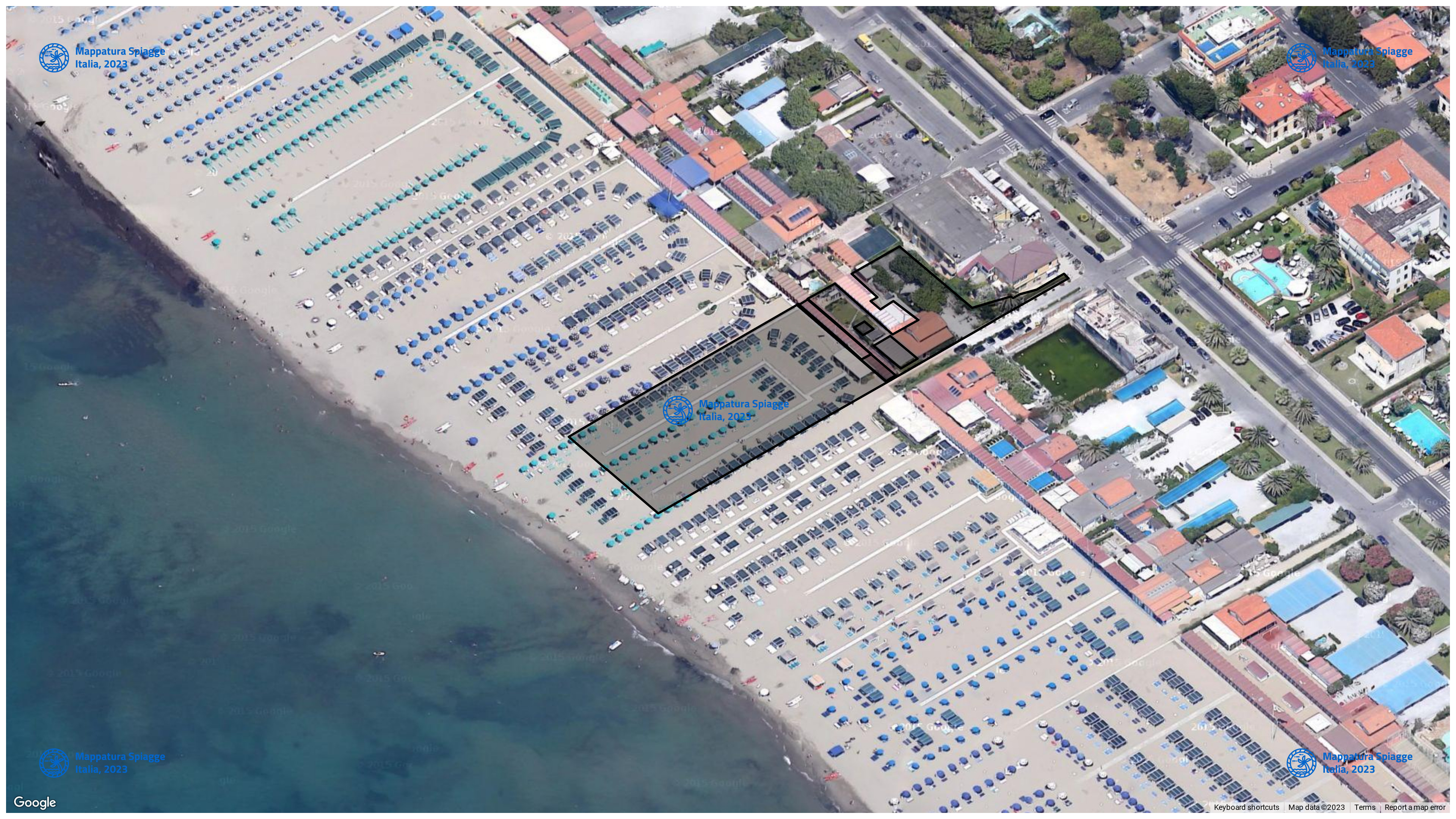 Foto Satellitare - Google Maps - Comune Forte Dei Marmi, Concessione: N. 196 / 2005 del 19-09-2023