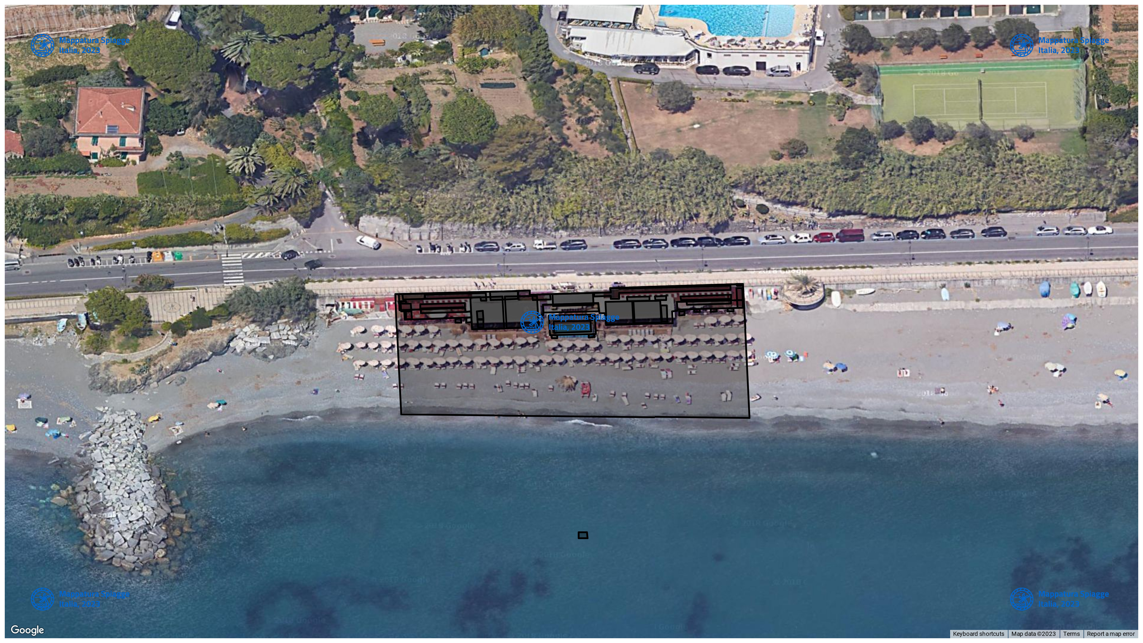 Foto Satellitare - Google Maps - Comune Cogoleto, Concessione: N. 21 / 2004 del 16-09-2023