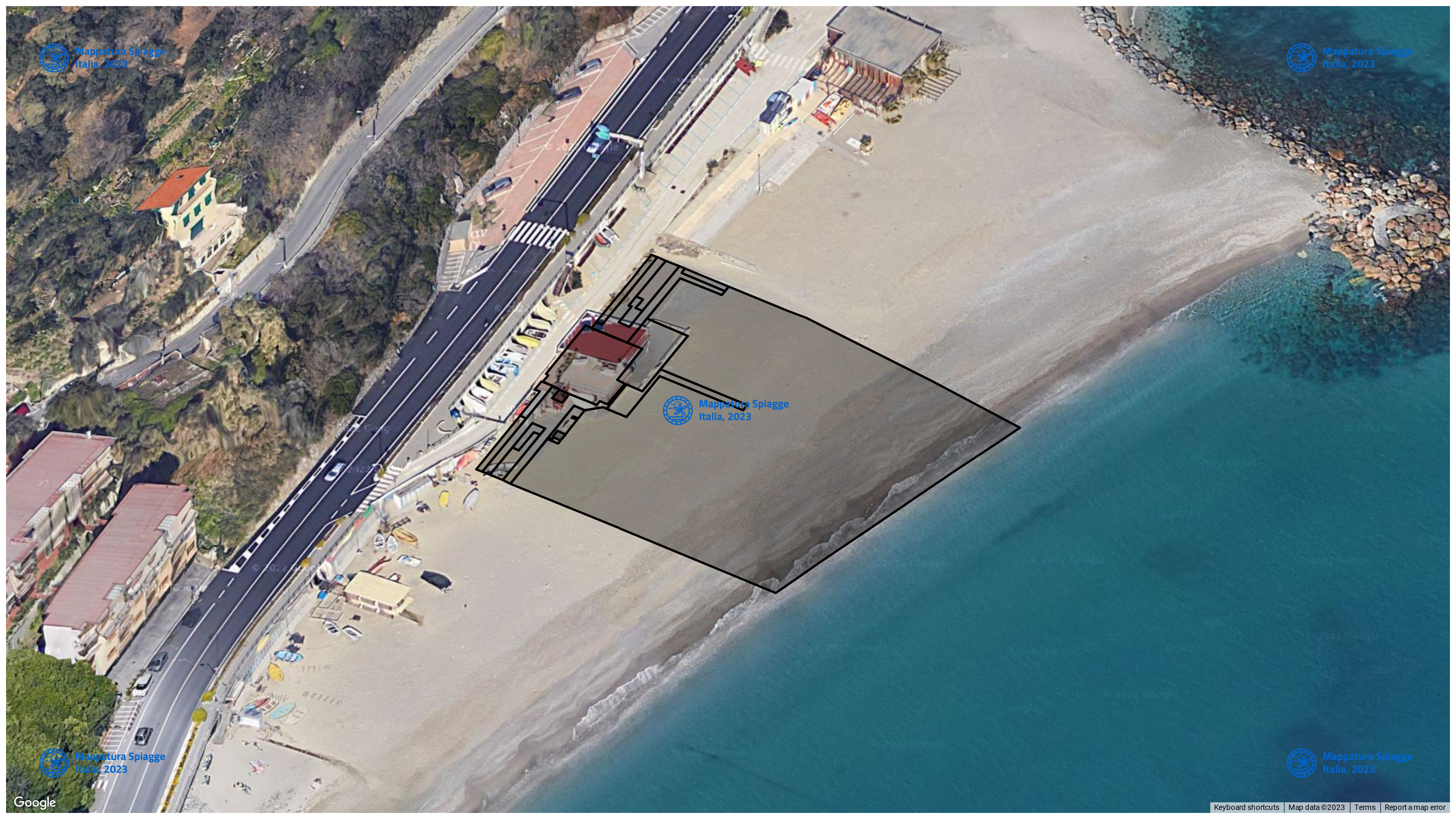 Foto Satellitare - Google Maps - Comune Bergeggi, Concessione: N. 1 / 2004 del 24-09-2023
