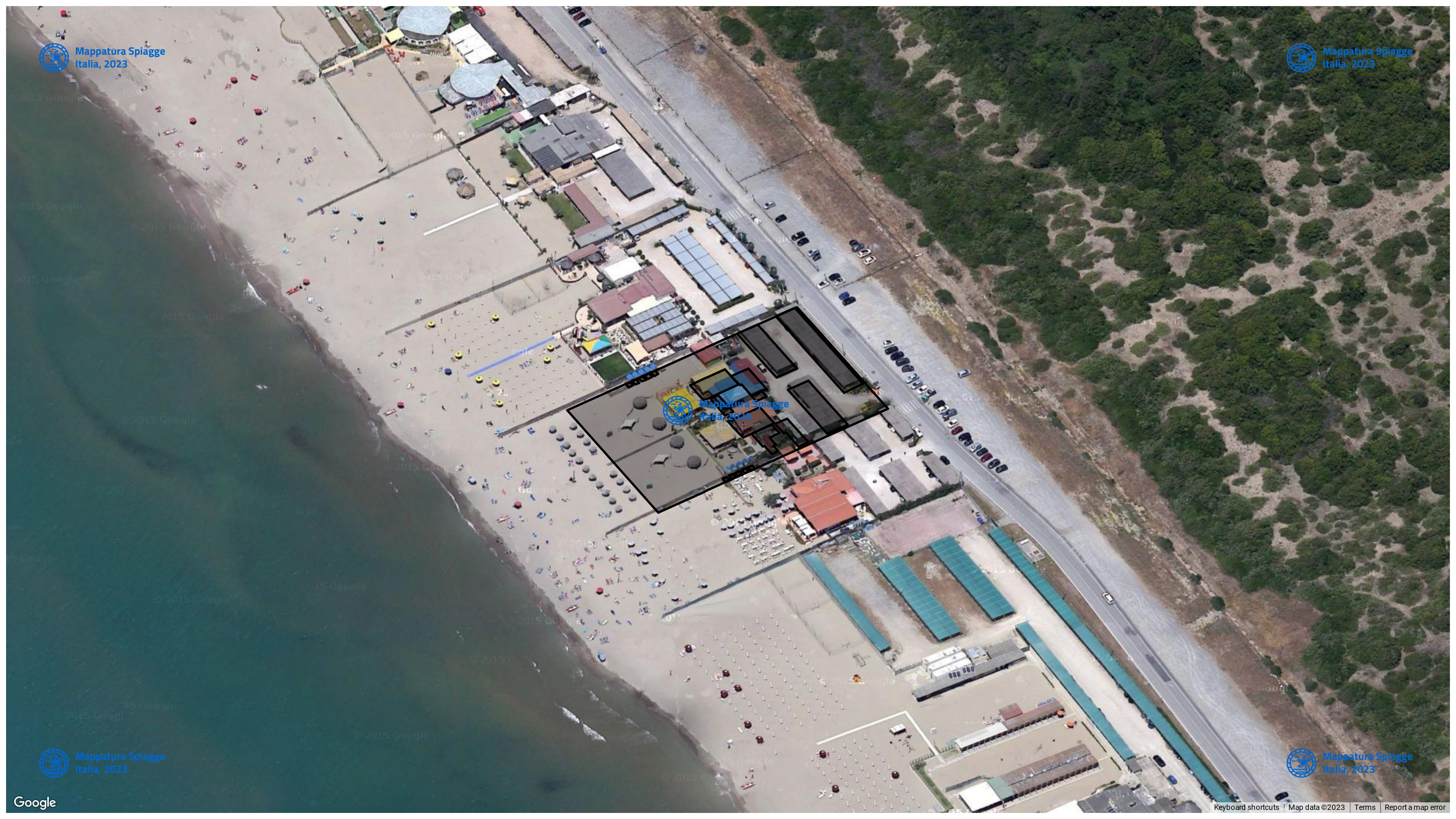 Foto Satellitare - Google Maps - Comune Fiumicino, Concessione: N. 567 / 2005 del 24-09-2023