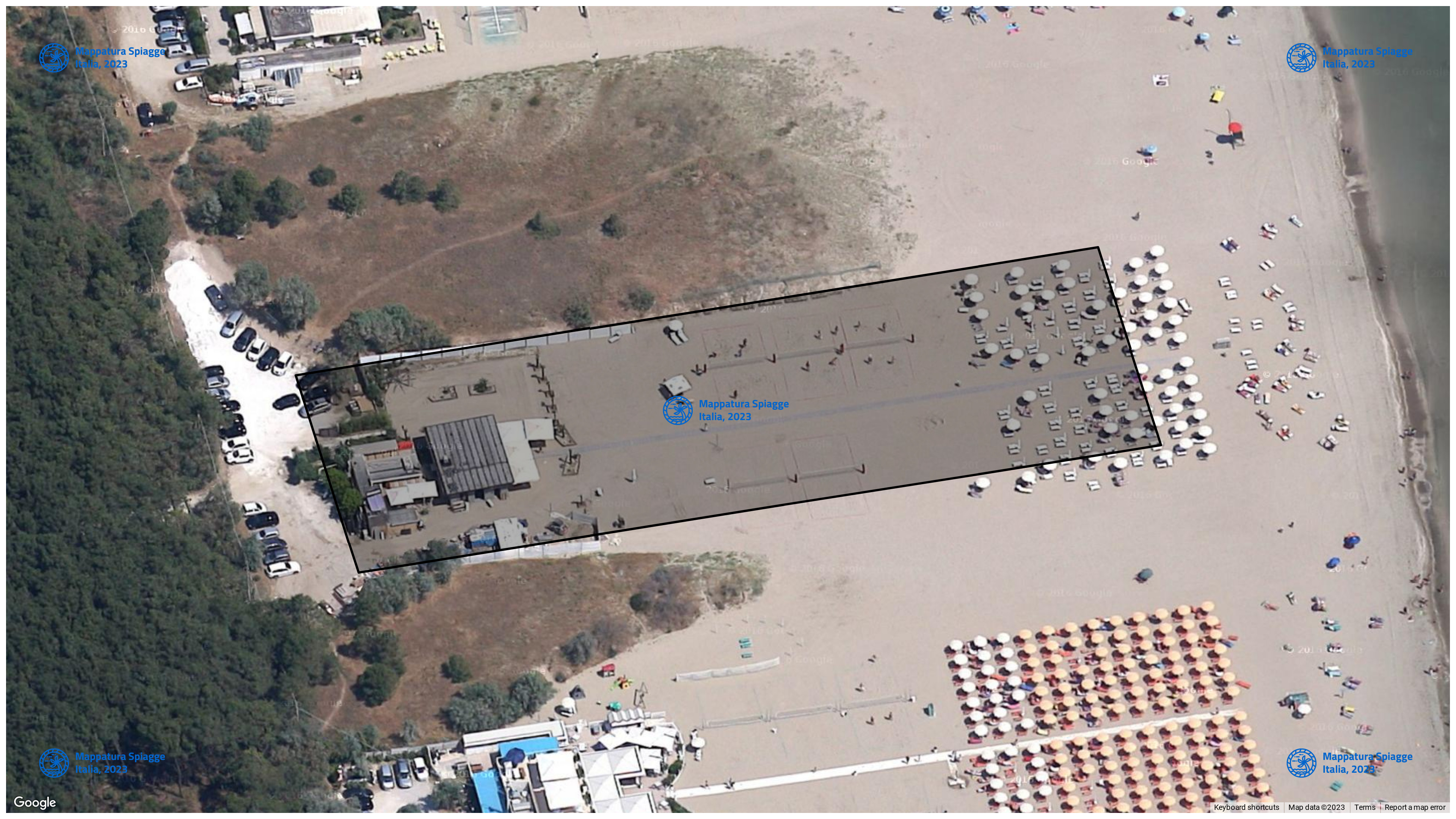 Foto Satellitare - Google Maps - Comune Ravenna, Concessione: N. 24 / 2020 del 16-09-2023