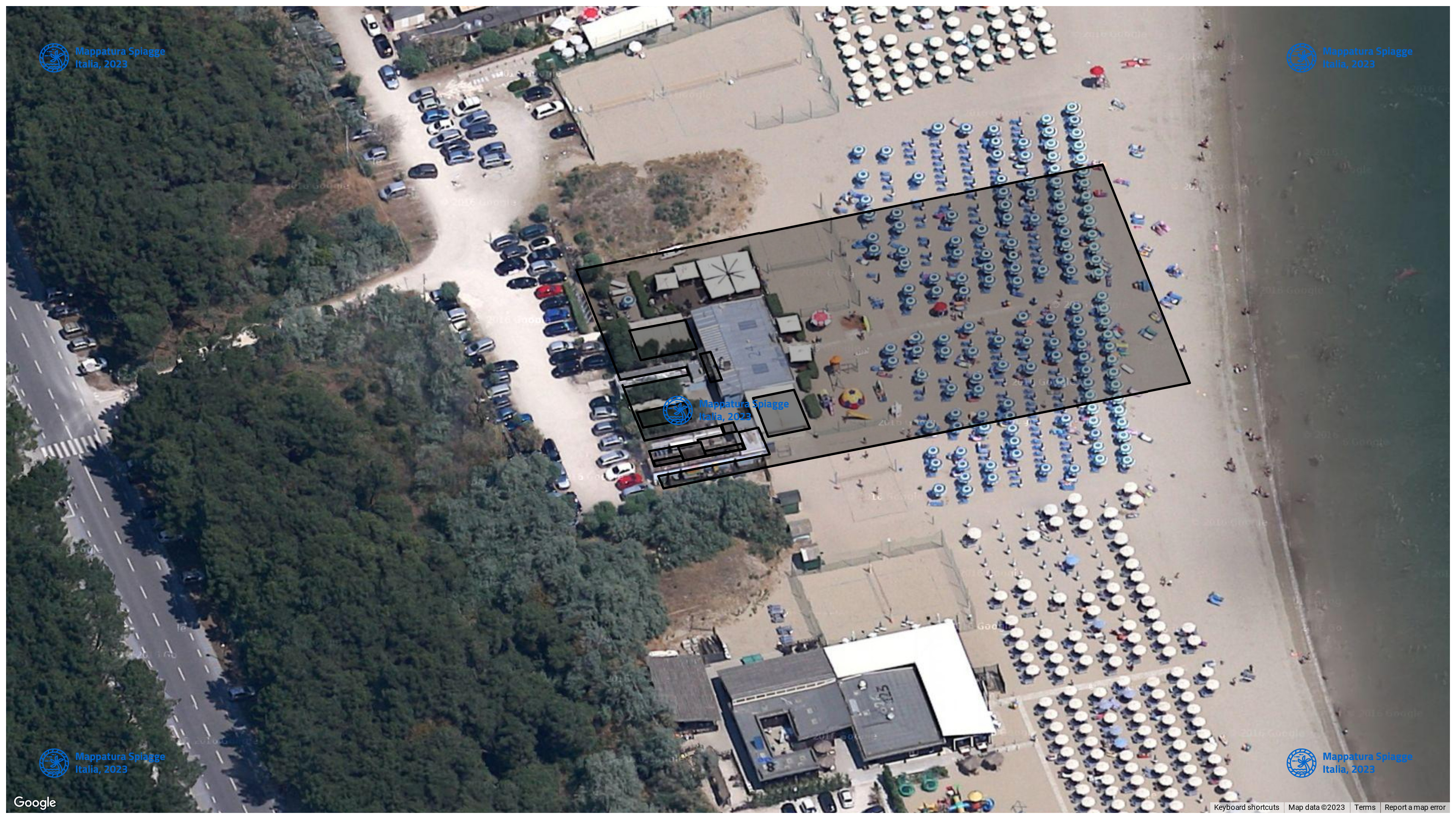 Foto Satellitare - Google Maps - Comune Ravenna, Concessione: N. 10 / 2011 del 16-09-2023