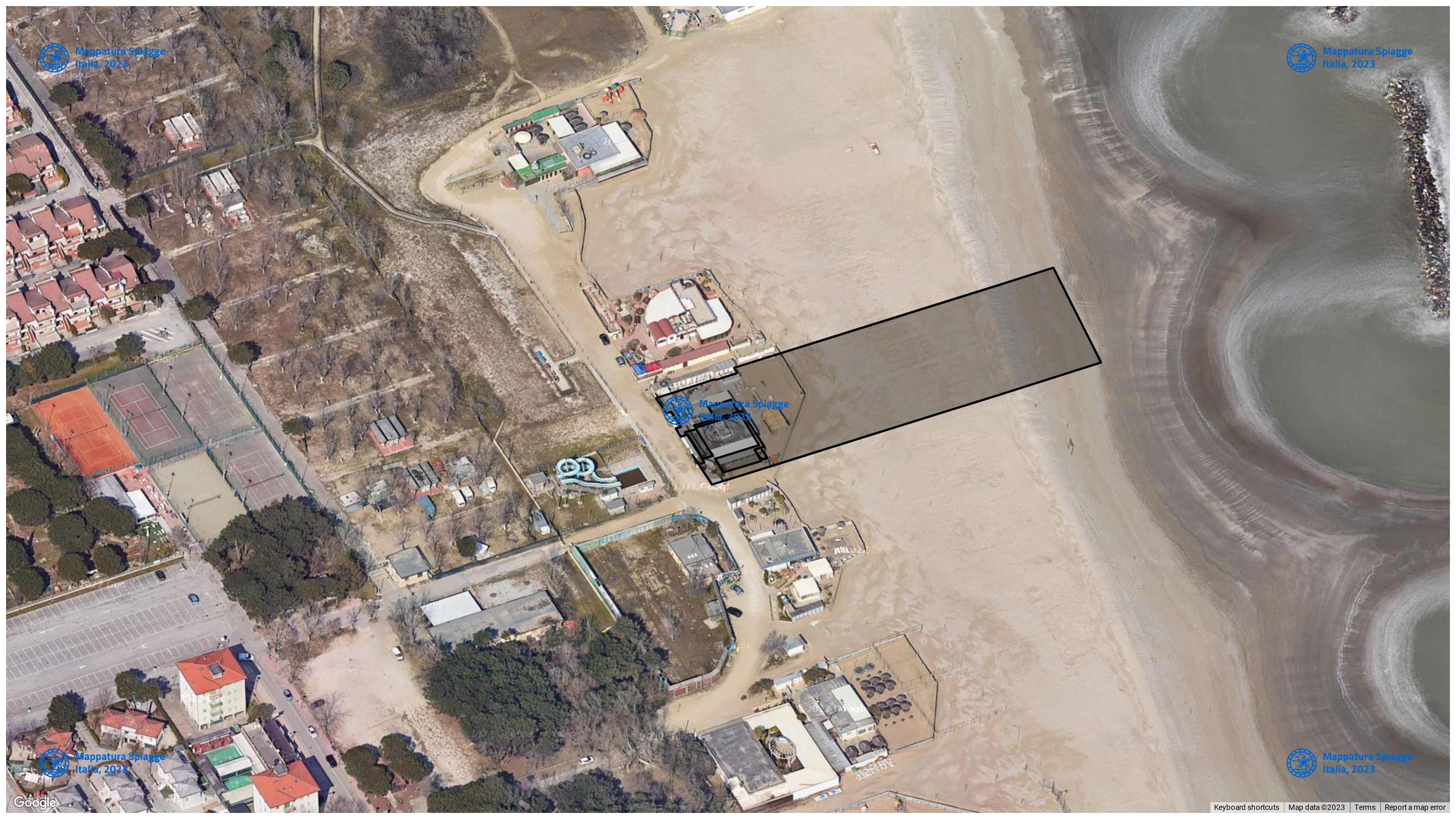Foto Satellitare - Google Maps - Comune Ravenna, Concessione: N. 61 / 2008 del 24-09-2023