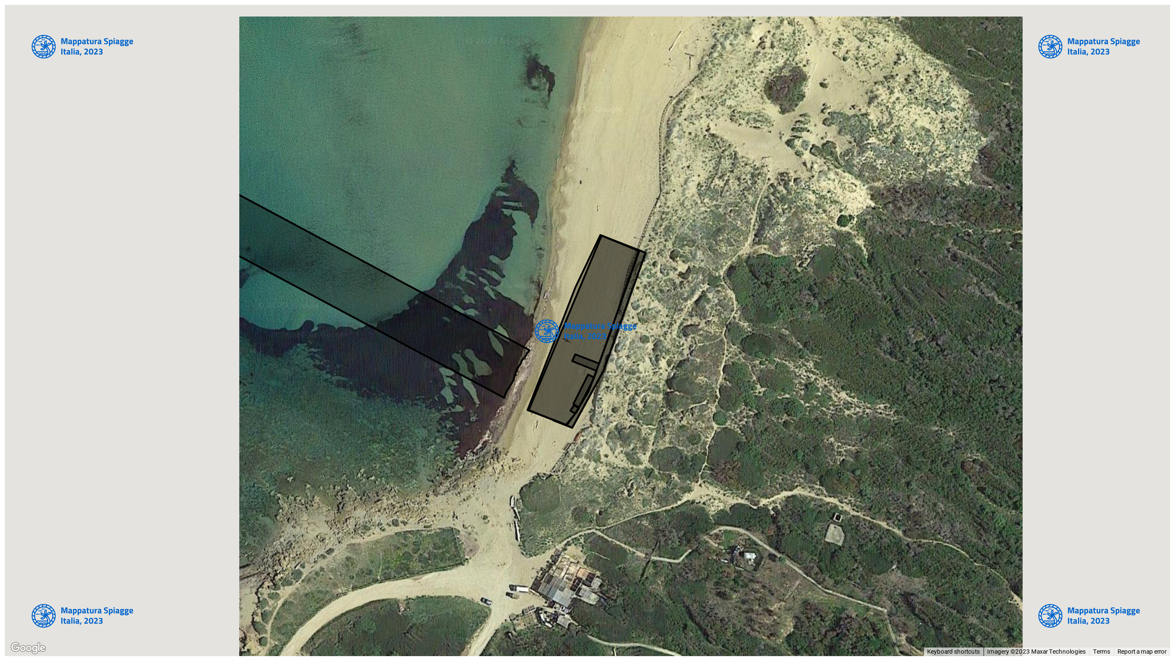 Foto Satellitare - Google Maps - Regione Sardegna, Concessione: N. 95 / 2004 del 24-09-2023