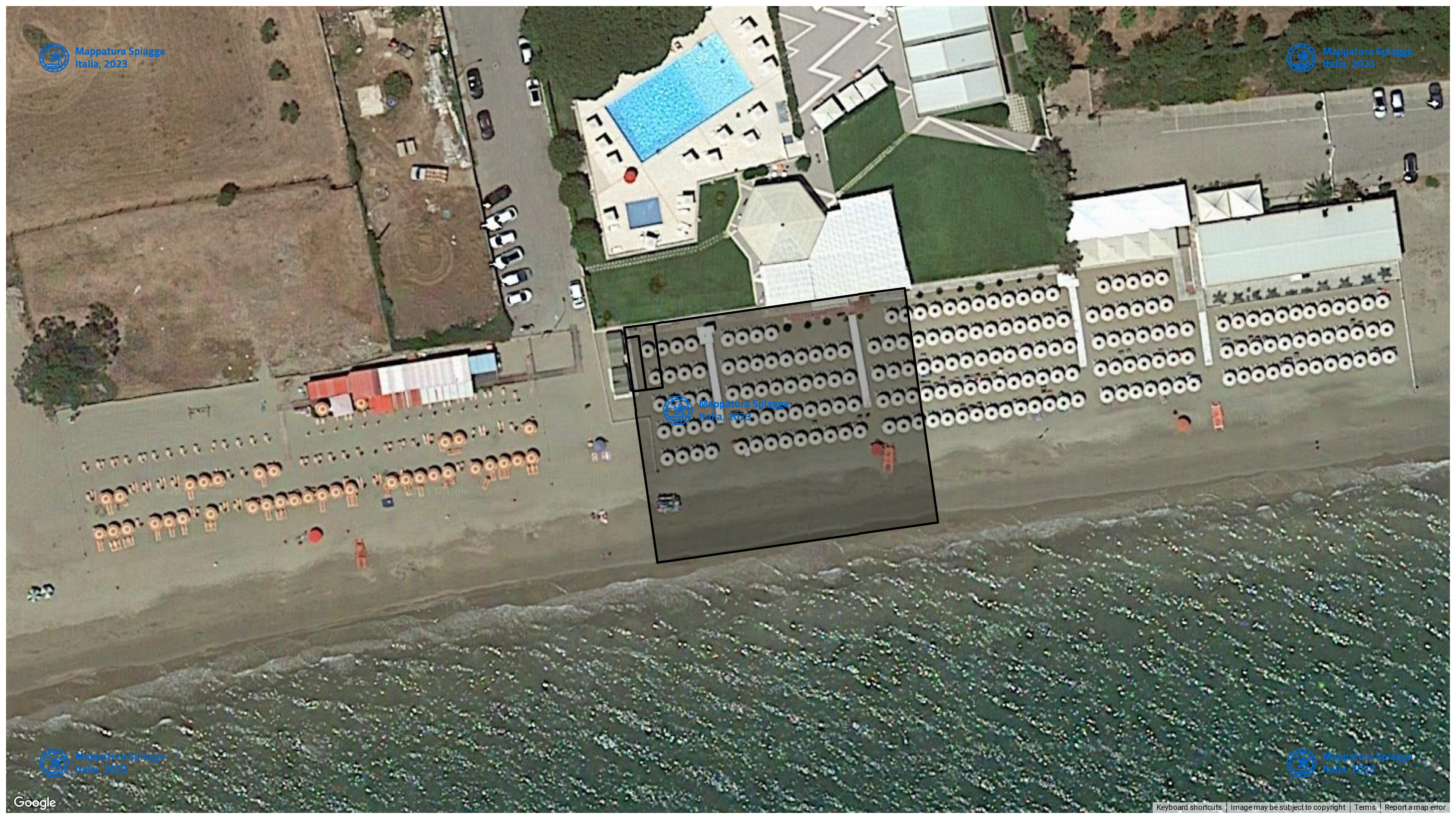 Foto Satellitare - Google Maps - Comune Terracina, Concessione: N. 0 / 2014 del 19-09-2023